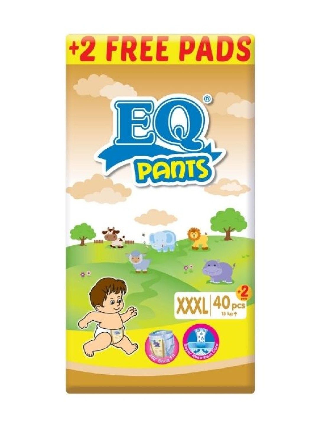 EQ Diapers and Wipes Pants Jumbo Pack Pants Diaper edamama